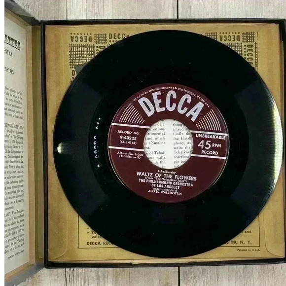 VTG Tchaikovsky Waltzes Los Angeles Philharmonic 3 Used Vinyl Records Sleeves - Picture 4 of 13